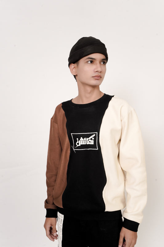 SIDED PANEL SWEATSHIRT